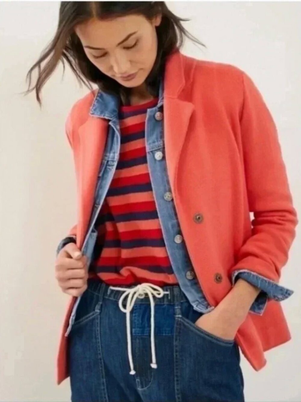 Maeve by Anthropologie Benni Knit Casual Blazer (Size XS)